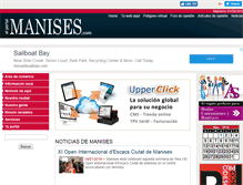 Tablet Screenshot of manises.com